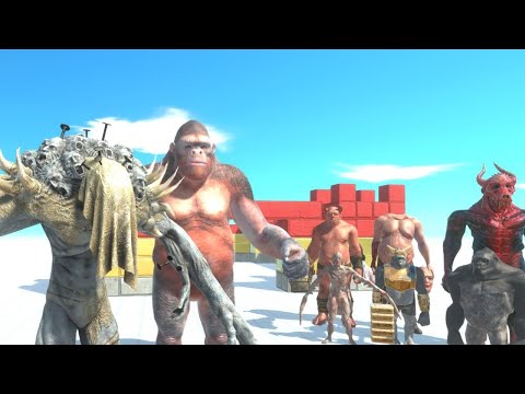 PRIMATES + INFERNALS INVADE GORO + SCOURGE'S CASTLE  - ANIMAL REVOLT BATTLE SIMULATOR