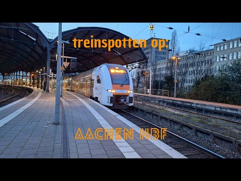 ik ging treinspotten op Aachen HBF!