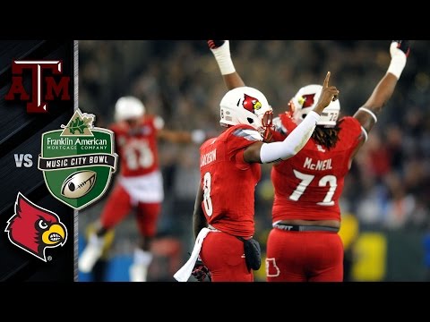 Louisville vs. Texas A&M - Music City Bowl Highlights (2015)