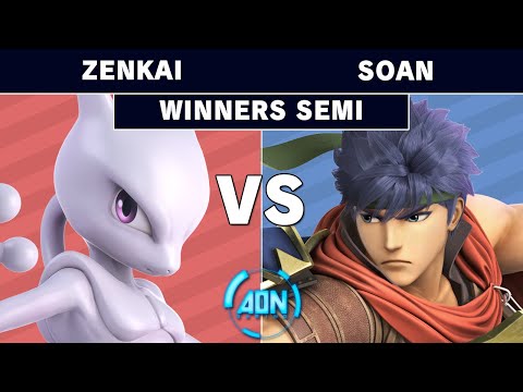 AON 43 - Zenkai (Mewtwo) Vs.  Soan (Ike) Winners Semis - Smash Ultimate