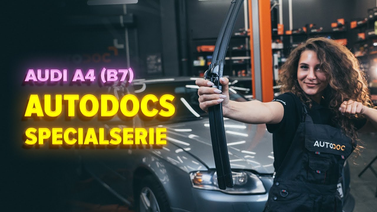 Byta torkarblad fram på Audi A4 B7 – utbytesguide