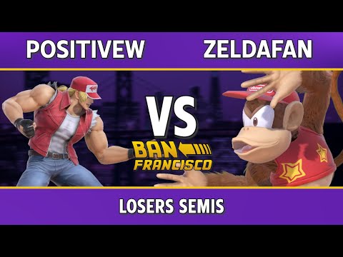 Ban Francisco #1 Losers Semis - OAK | PositiveW (Terry) vs. PM | Zeldafan (Diddy Kong)