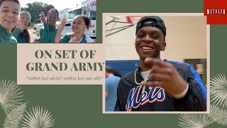 ON SET OF GRAND ARMY | NETFLIX | VLOG video