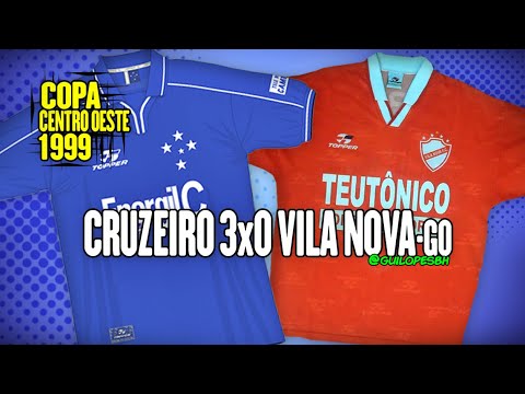 Cruzeiro 3x0 Vila Nova-GO - Final da Copa  Centro-Oeste 1999 - 1º jogo