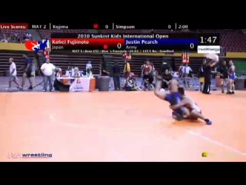 Sunkist Open - Freestyle - 66kg Semifinals - Kohei Fujimoto vs. Justin Pearch