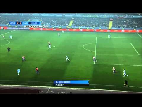 Gol de Barrios. Argentina 2 - Paraguay 1. Semifinal. Copa América 2015. FPT.