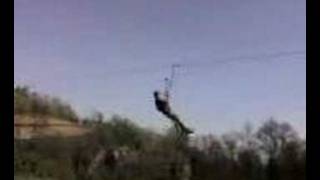preview picture of video 'Tyrolka (Tyrolean traverse)'