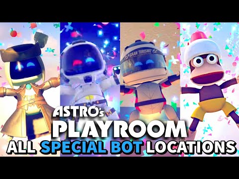 Astro's Playroom DLC - All Secret Bot Locations (Trophy Guide)