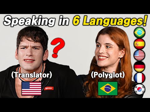 American Translator Was Shocked By Brazilian Polyglot Speaking 6 Languages!!