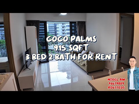 Coco Palms, 21 Pasir Ris Grove, 3 Bedrooms, 915 sqft, Condominium For Rent, by Nigel Aw, 25597490 - PropertyGuru.com.sg