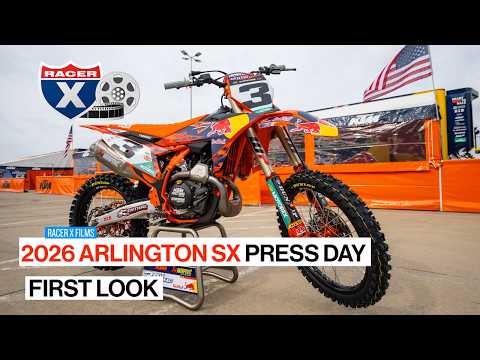 2026 Arlington Supercross Press Day Feat. Shimoda, Tomac, Hammaker, & More | First Look