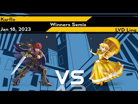 Xeno276 - Karflo (Roy) Vs Ling (Peach) SSBU Ultimate Tournament