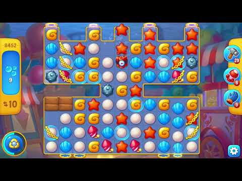 🥰 [FISHDOM Walkthrough] Level 8452