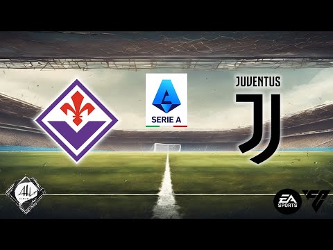 Fiorentina x Juventus - 29 rodada Série A - Campeonato Italiano - 24/25 - FC 25