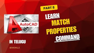 How to use Match Properties command in Autocad 2021 #autocad #MA #matchproperties #match #2d
