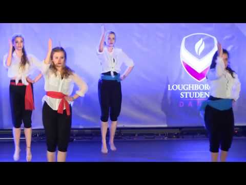 University of Manchester Dance Society Advanced Jazz Team 2016/17 at Loughborough Dance Comp 2017