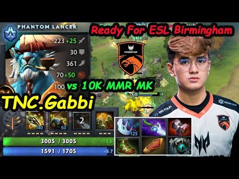 TNC Gabbi - [Phantom Lancer] Monster Carry Insane Farm Back Ready For Esl One Brimingham Dota 2