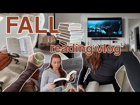 fall reading vlog 🍁📖 (reading twilight for the first time 🤭)