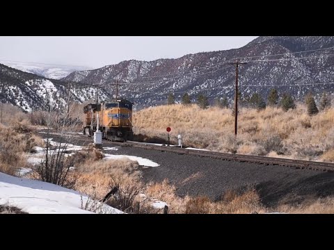 Minturn Local on Tennessee Pass Subdivision and in Glenwood Canyon, Feb 3, 2020