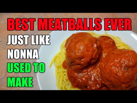 How To Make Classic Italian Meatballs in Tomato Sauce (Spaghetti and Meatballs) | Comfort Food Pasta