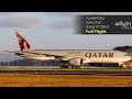 World S Longest Flight Full Flight Qatar Airways Auckland To Doha Boeing 777 200LR