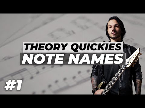 THEORY QUICKIE #1 - NOTE NAMES & ENHARMONIC EQUIVALENTS