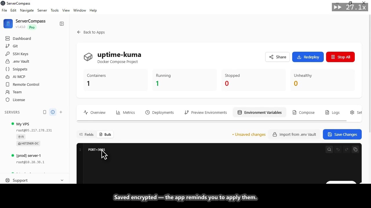 Manage .env Files on Your VPS — Encrypted Secrets