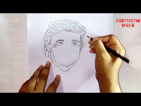 How to draw donald trump