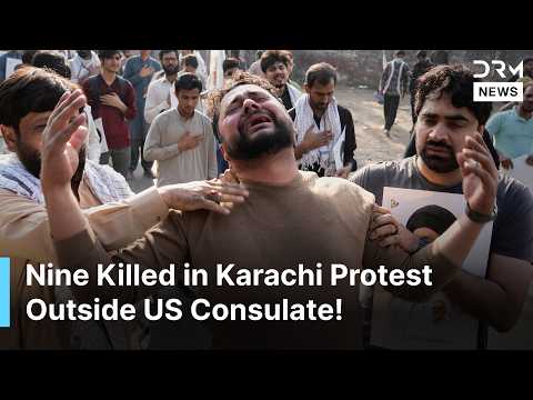 BREAKING: Deadly Clashes Erupt Outside U.S. Consulate Karachi After Khamenei’s Killing | AH1Z
