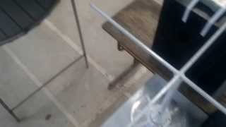 Experimental Setup for tested cup anemometer