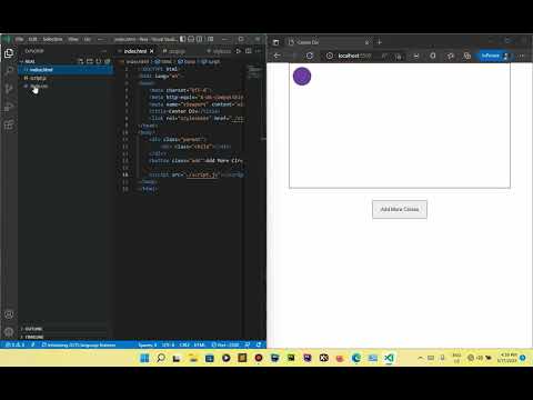 Create And Append Html Elements With Javascript
