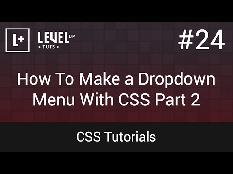 CSS Tutorials #24 – How To Make a Dropdown Menu With CSS Part 2 – Most ...
