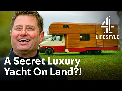 Dad Surprises Kids With Luxury Family Camper Conversion | George Clarke's Amazing Spaces | Channel 4