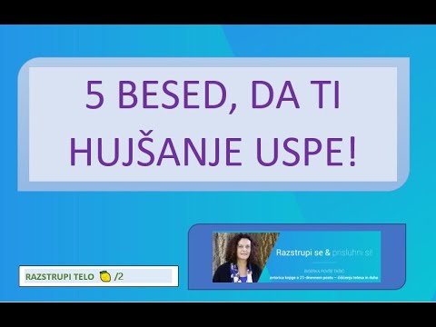 5 besed, da ti hujšanje uspe! 🍋 Razstrupi telo /2