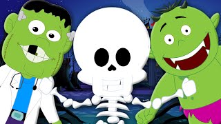 Head Shoulders Knees and Toes | Scary Kids Songs And Nursery Rhymes For Children