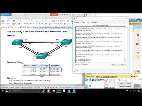 Building a Switched Network with Redundant Links 2