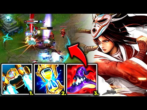 AKALI TOP BUT IF YOU BLINK, YOU'RE 100% GONE! (BURST AKALI BUILD) - S13 Akali TOP Gameplay Guide