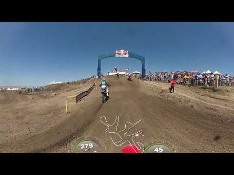 Garmin VIRB 360: RJ Hampshire, 2018 Hangtown 250 Moto 2