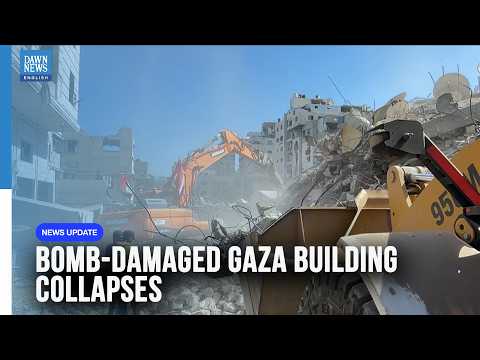 Gaza Building Collapses on Displaced Families, Killing at ...