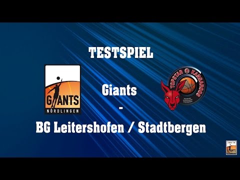 Testspiel in Wemding 10.09.2016 Giants - BG Leitershofen/Stadtbergen
