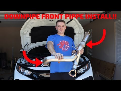 10th Gen Civic Si Downpipe/Front Pipe Install **PRL Motorsports**