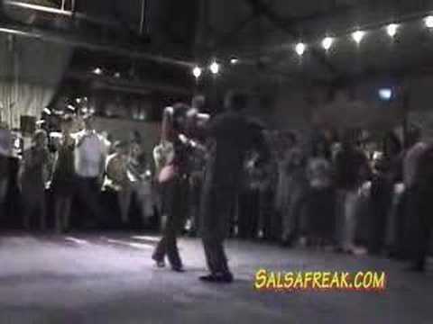 Edie the Salsa Freak and Cristian Oviedo