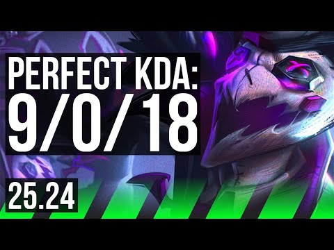 SHACO vs AATROX (JGL) | Perfect KDA: 9/0/18 | EUW Master | 25.24