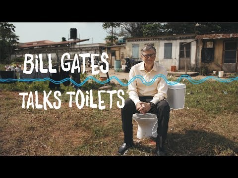 Bill Gates talks toilets