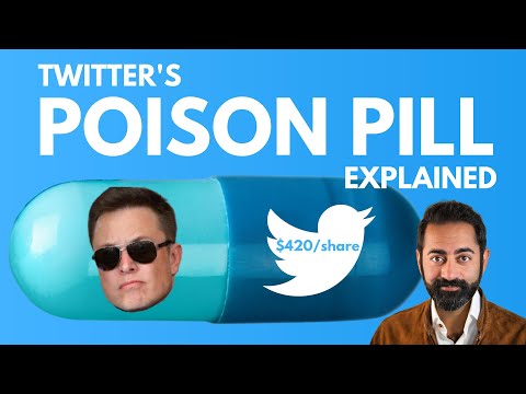 Twitter's Poison Pill defence against Elon Musk Explained (And why a takeover is NOT dead)