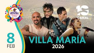 🔴 EN VIVO | VILLA MARÍA 2026 | DOMINGO 8: Fito Páez, Abel Pintos, Emma Roach, Fabricio Rodríguez
