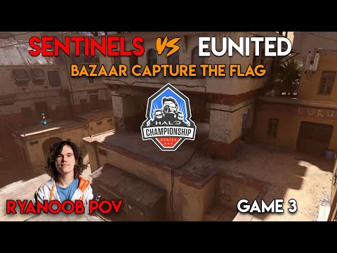 EUNITED vs Sentinels HCS Online Open #2 - Game 3 - Bazaar CTF - Ryanoob POV