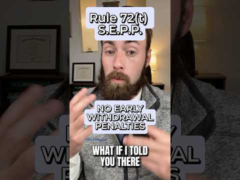 I.R.C. Rule 72(t) - Early Distribution Exception - Substantially Equal Periodic Payments (SEPPs) 🧐