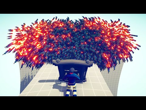 GIANT NOOB MIRROR SHIELD vs EVERY GOD - Totally Accurate Battle Simulator TABS