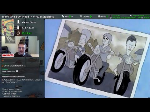 Beavis and Butt-Head in Virtual Stupidity game ending - Adventure Quest #177